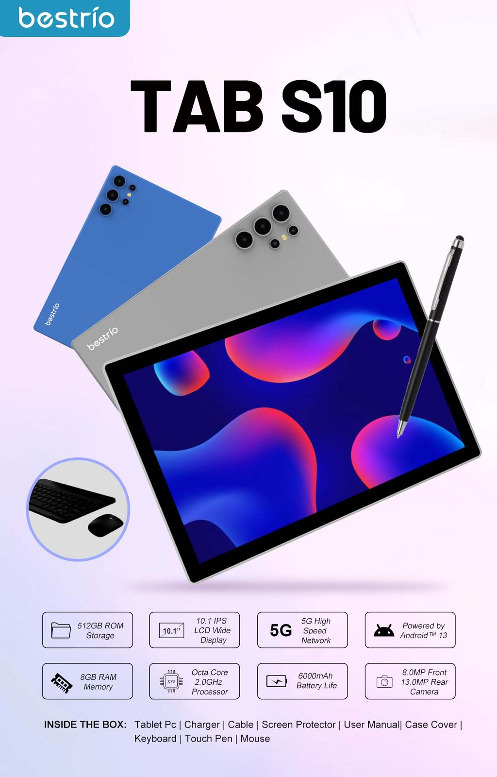 📱 Tablette S10 – Performance & Accessibilité