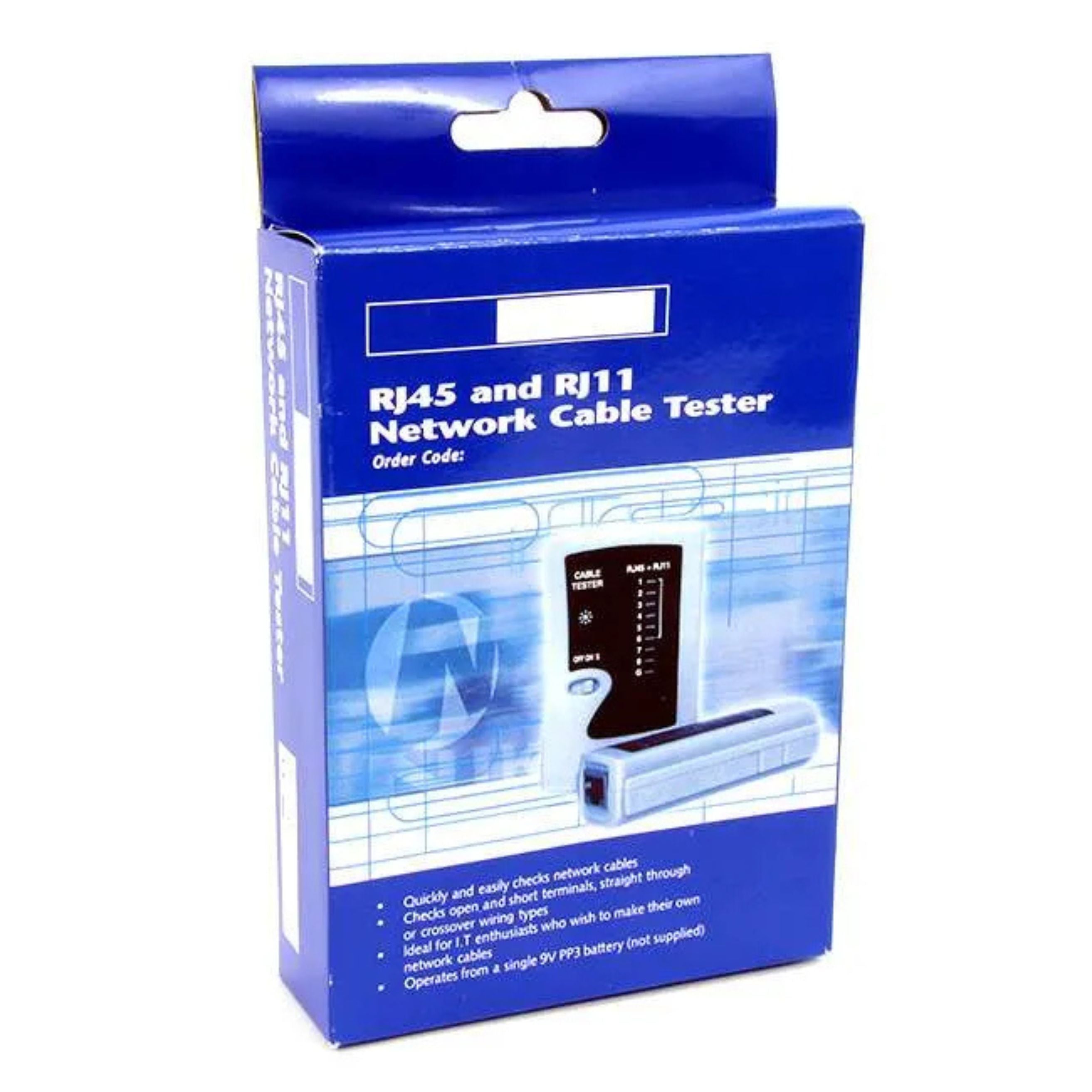 Testeur de Câbles Réseau RJ45 &amp; RJ11