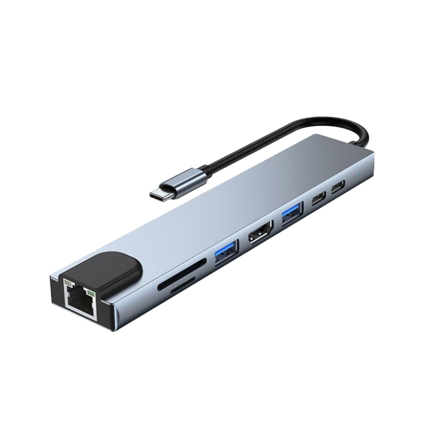 Adaptateur Type USB C, Station d’accueil 8 en 1 avec HDMI