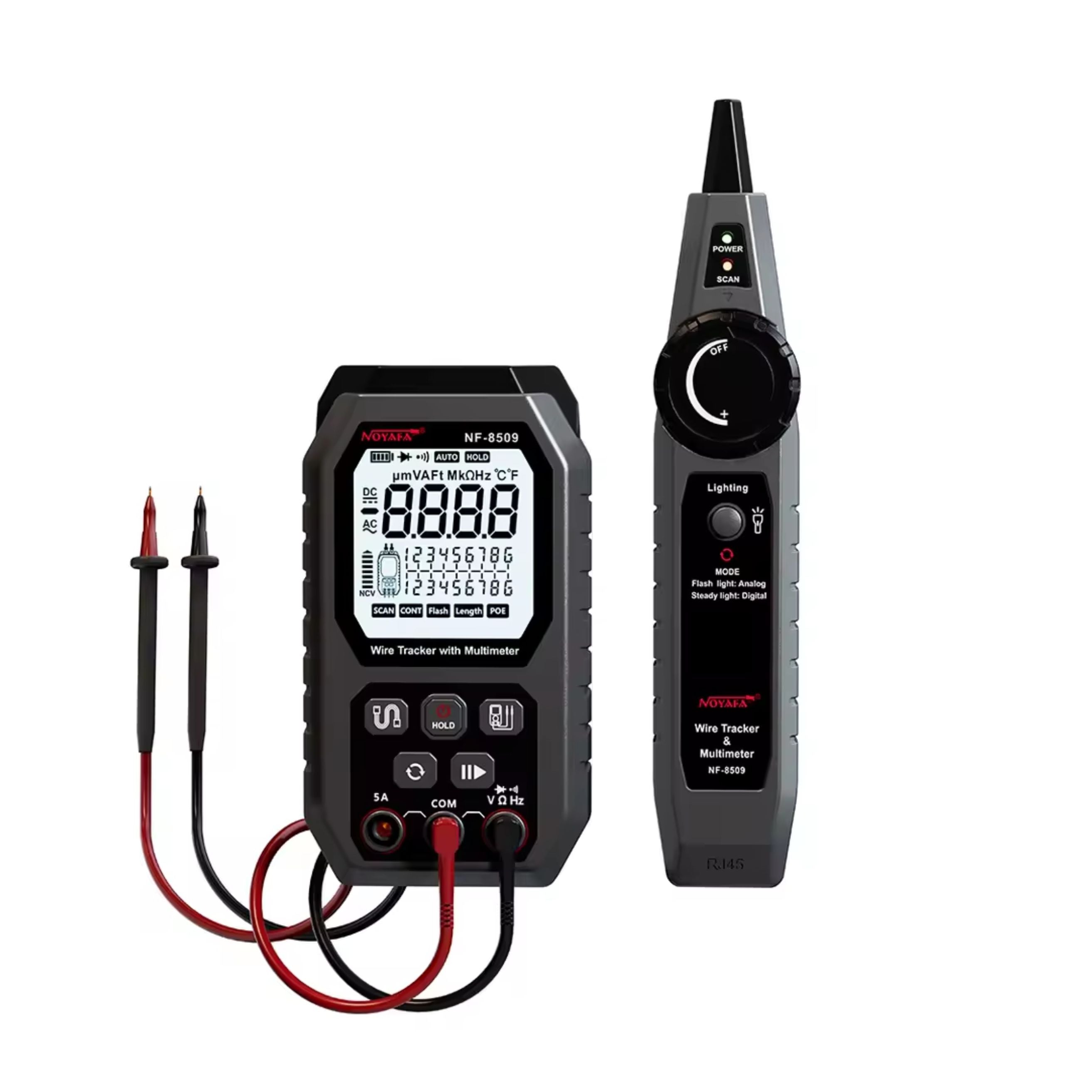 Testeur de Câbles &amp; Multimètre Intelligent NOYAFA NF-8509