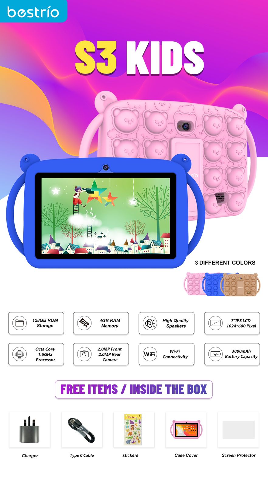 TABLETTE POUR ENFANTS S3