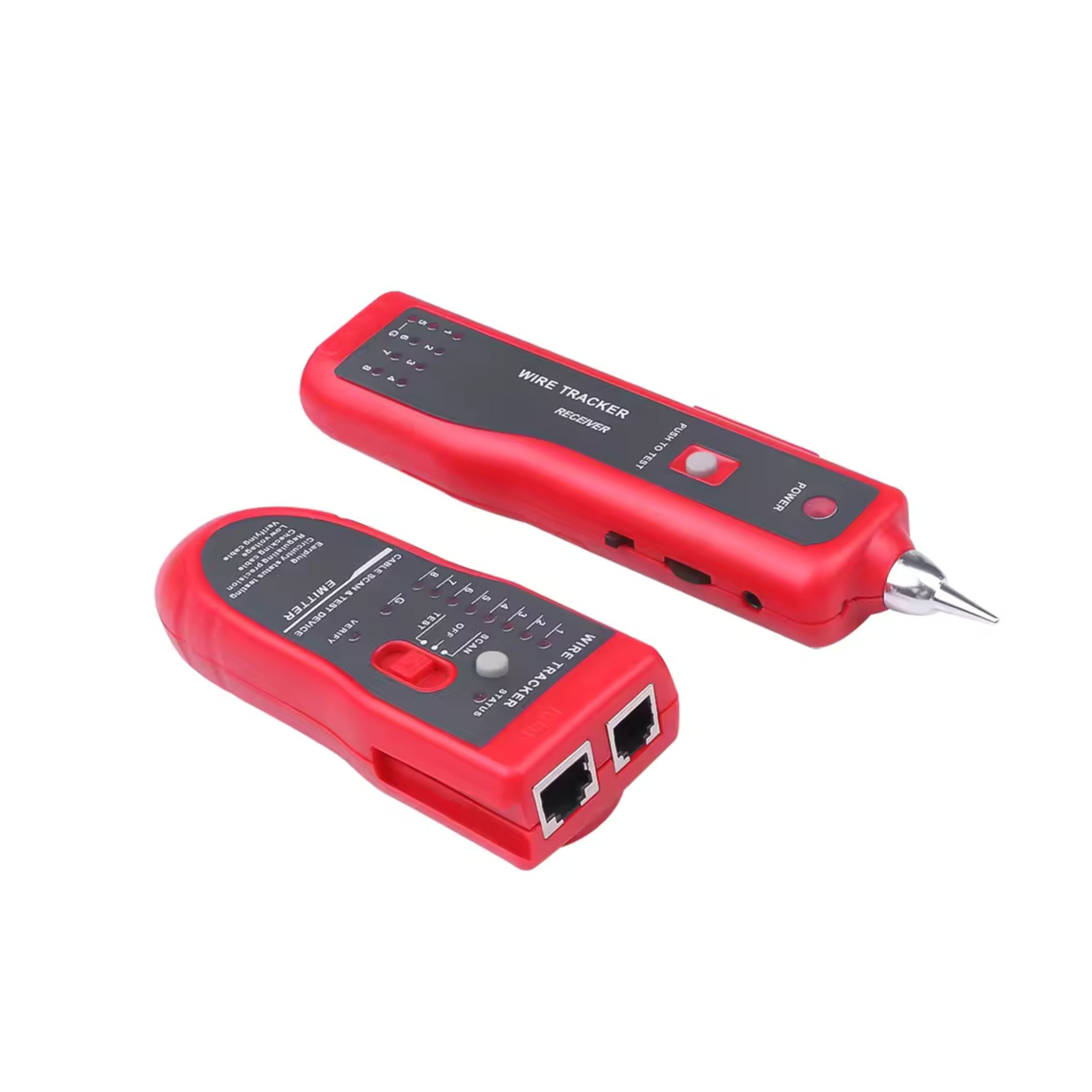 Testeur de Câble Réseau Professionnel – RJ45 UTP/STP | 3KM | Audio + LED