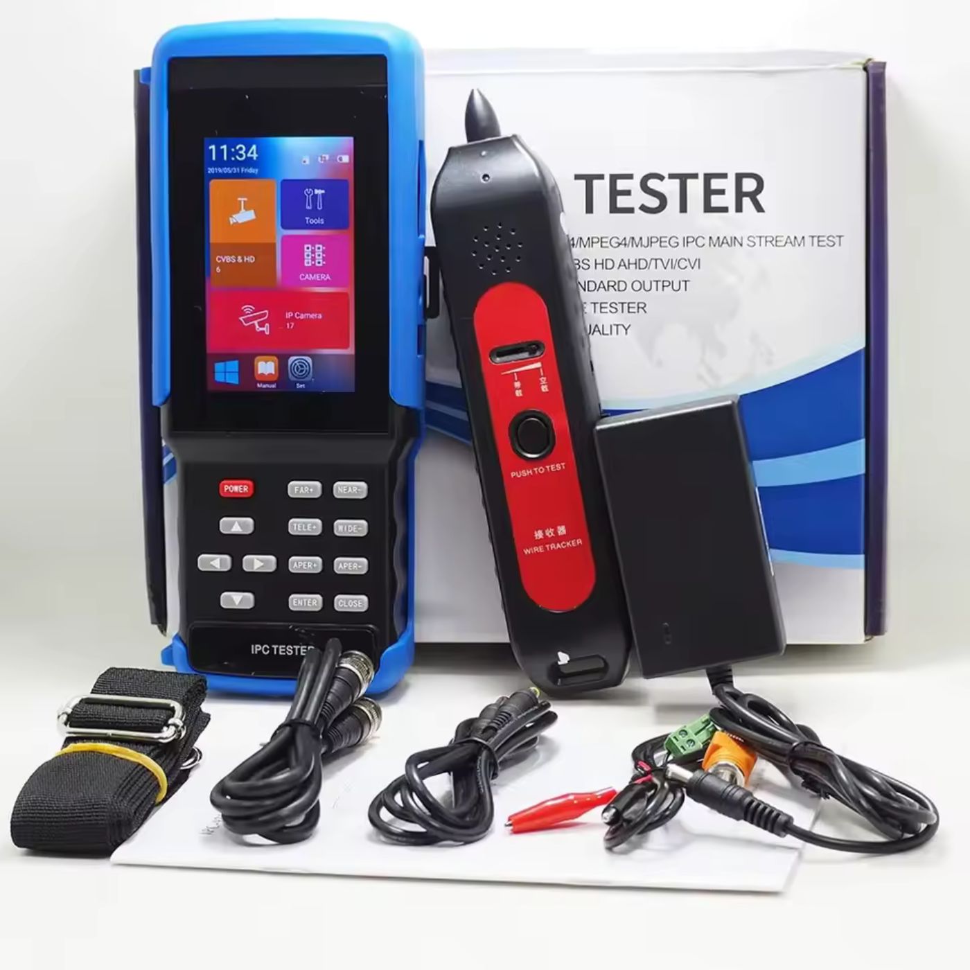 Testeur de Caméras de Surveillance IPC9310SN – IP / AHD / TVI / CVI / CVBS – 8MP & 4K H.265