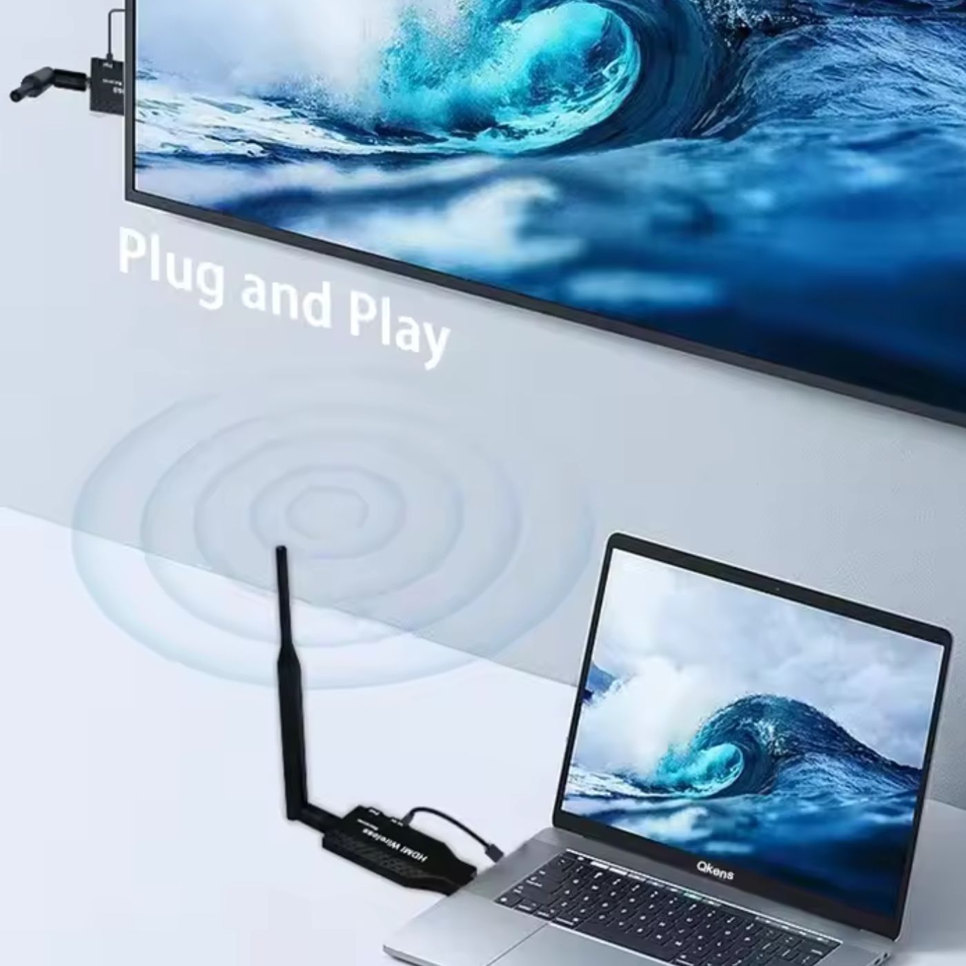 Kit Émetteur/Récepteur HDMI Sans Fil – 50m | 1080P & 4K HD