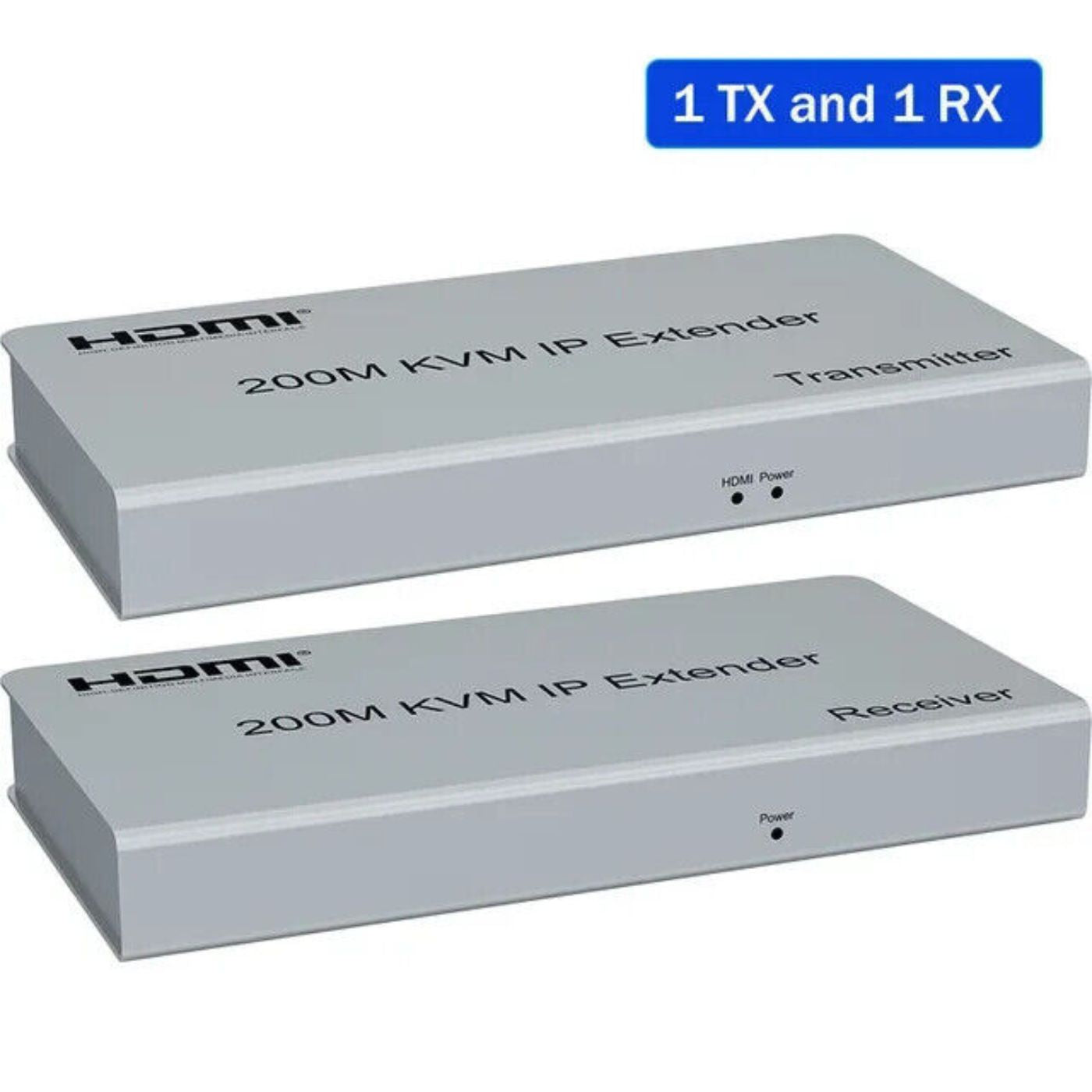 HDMI USB KVM Extender Up to 200M Over TCP/IP, Supports H.264, IR & 1080p Resolution
