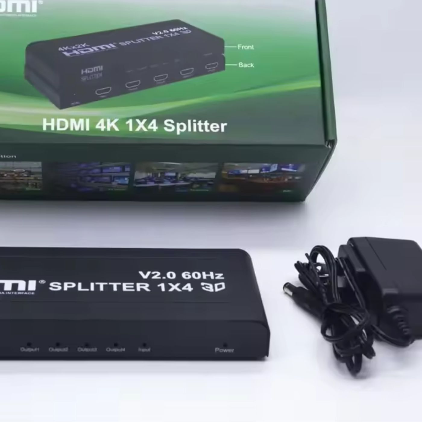 Répartiteur HDMI 1x4 – 4K x 2K | Support 3D | Boîtier en Aluminium